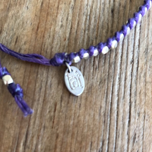 TAL Designs Silver Bead Pull Cord Bracelet - Picture 2 of 4